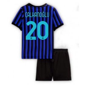 Dětské fotbalový komplet Inter Milan Hakan Calhanoglu #20 Domácí košile 2025-26 Krátkým Rukávem
